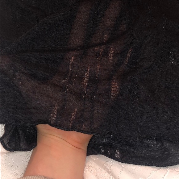 Black see through Zara T-shirt - Picture 3 of 3